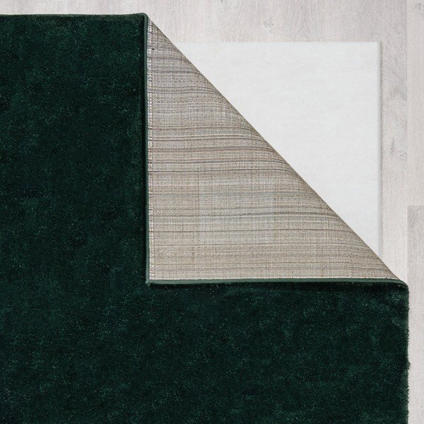 Tumši zaļš celiņa paklājs no pārstrādātas šķiedras 60x230 cm Sheen – Flair Rugs-image-2
