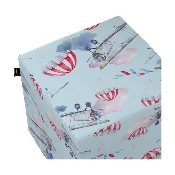 Zils bērnu pufs Magic – Yellow Tipi-image-1