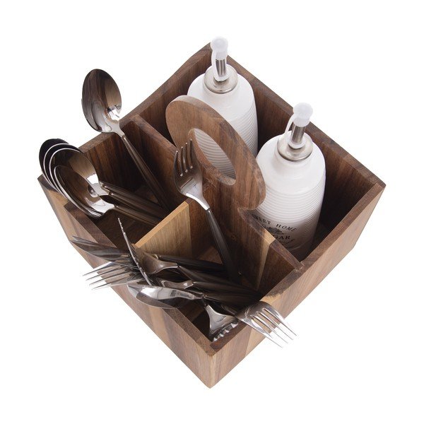 Koka statīvs virtuves piederumiem Wooden – Orion-image-3