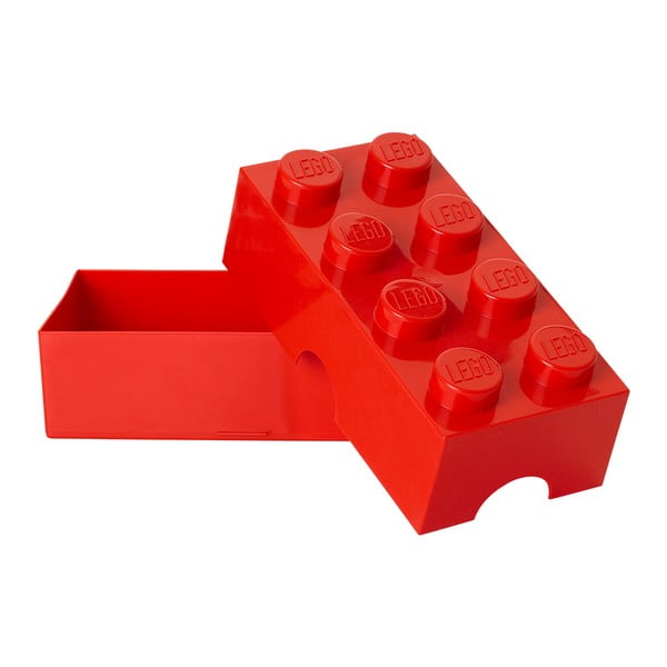 Sarkana plastmasas uzglabāšanas kaste bērniem 20x10x7 cm – LEGO®-image-2