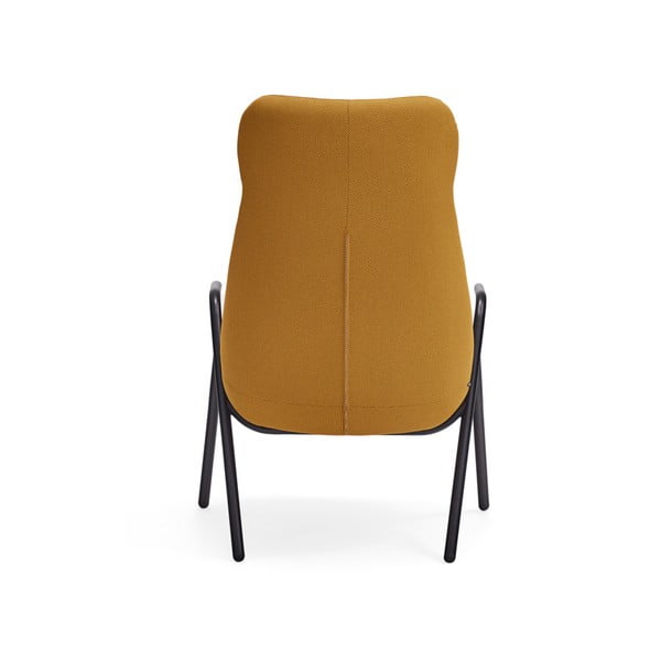 Dzeltens krēsls Teulat Dins, augstums 114 cm-image-4