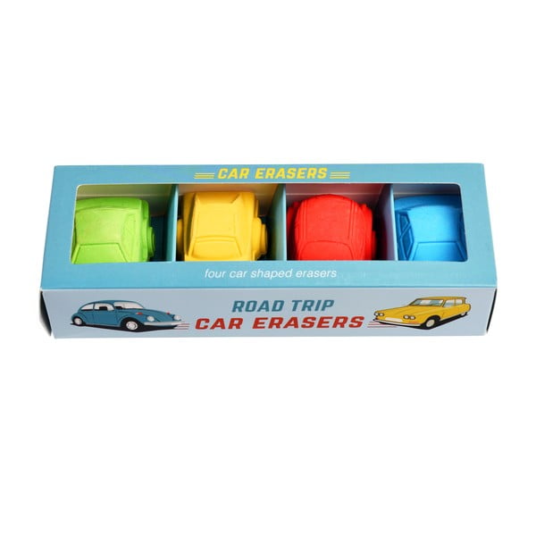 Dzēšgumijas ar automašīnas dizainu (4 gab.) Road Trip – Rex London-image-4