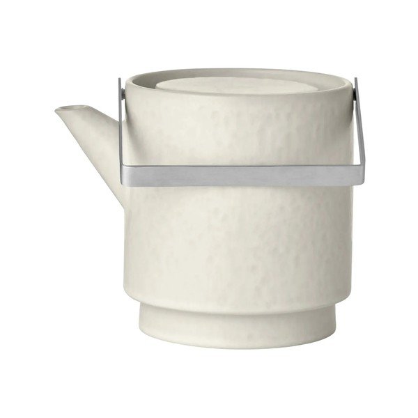 Krēmkrāsas akmensmasas tējkanna ar sietiņu 1 l Makoto – Blomus-image-3