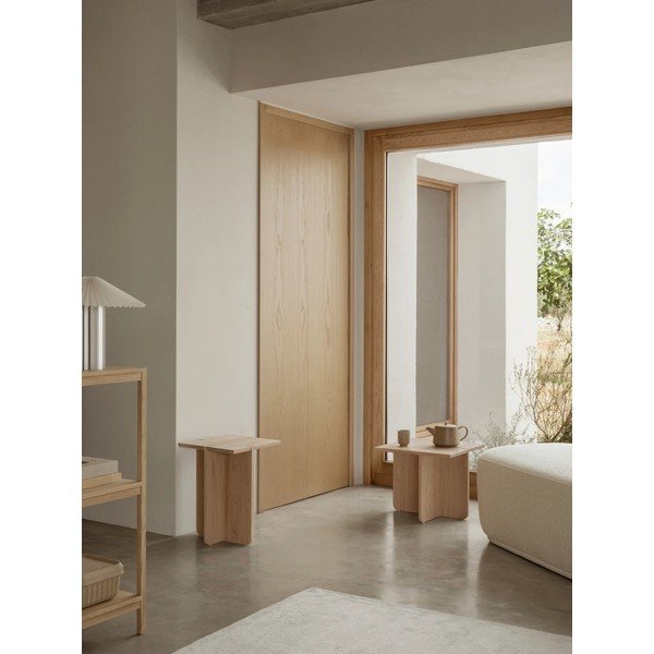 Ozola masīvkoka sānu galdiņš 45x45 cm Engawa – Blomus-image-3