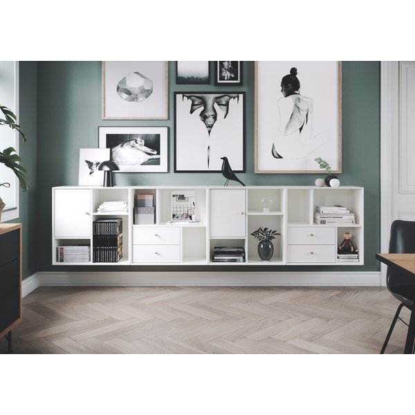 Balta moduļu plauktu sistēma 43x33 cm Z Cube – Tenzo-image-1