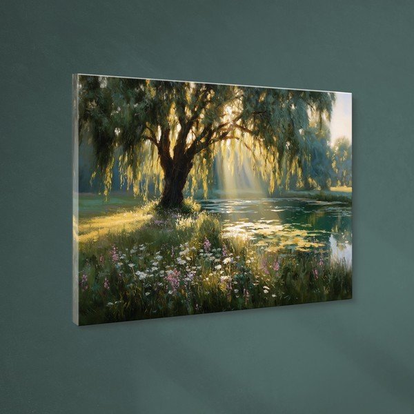Glezna 113x85 cm Sunlit Willow – Styler-image-4