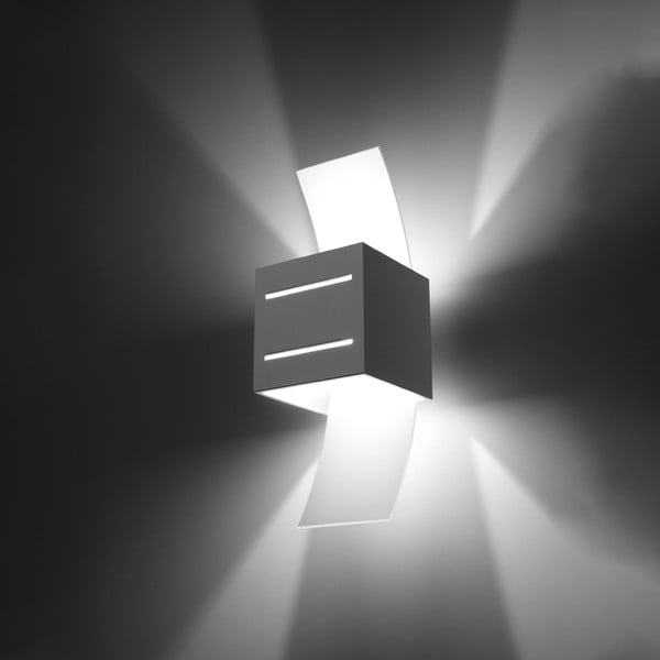 Balta sienas lampa Carlo – Sollux-image-3