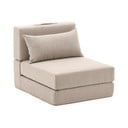 Pelēkbēšs izvelkams atpūtas krēsls Arty – Kave Home