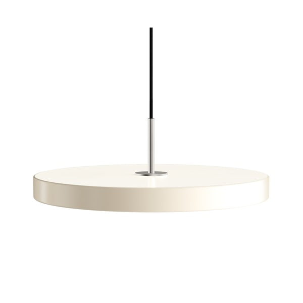 Krēmkrāsas LED piekaramā lampa ar regulējamu spilgtumu un metāla abažūru ø 43 cm Asteria Plus Medium – UMAGE