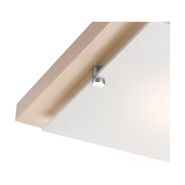 Brūna/dabīga toņa griestu lampa 30x30 cm Pedro – LAMKUR-image-4