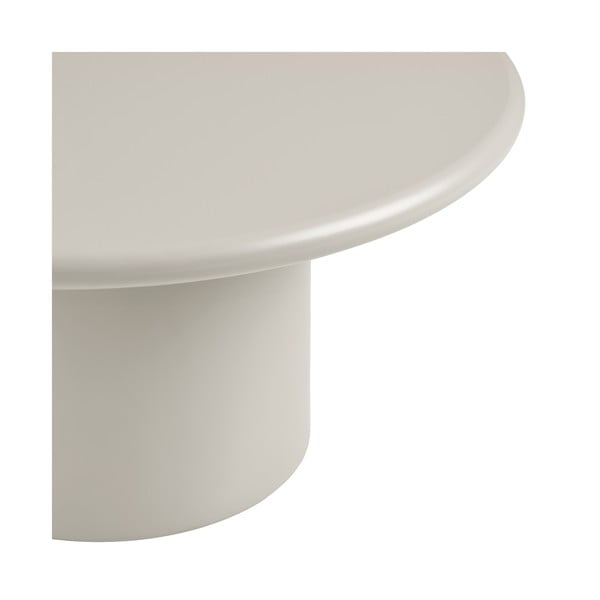 Krēmkrāsas apaļš žurnālgaldiņš ø 80 cm Nagano – House Nordic-image-2