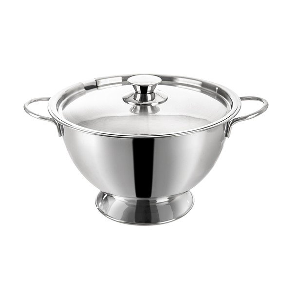 Sudraba krāsas nerūsējošā tērauda bļoda ø 26 cm – Orion