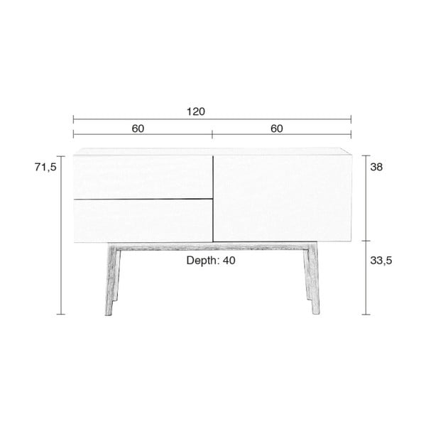 Kumode Zuiver High On Wood Double One Uno-image-1