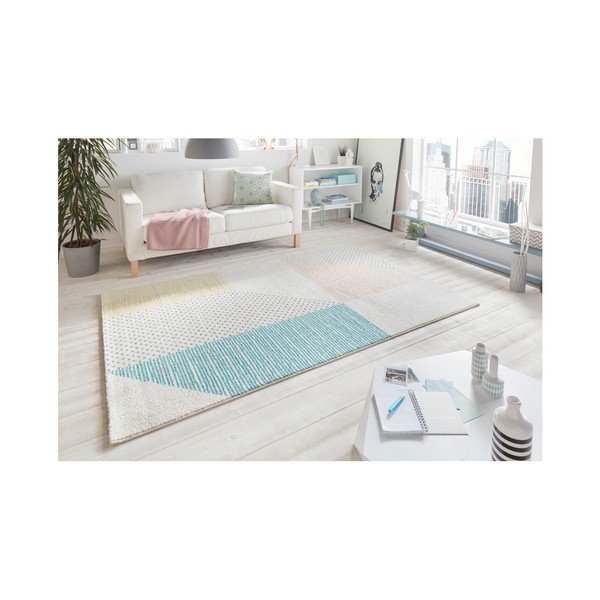 Turkīza un rozā paklājs Mint Rugs Madison, 120 x 170 cm-image-4