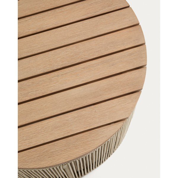 Apaļš dārza kafijas galdiņš ar akācijas koka galda virsmu ø 70 cm Dandara – Kave Home-image-4