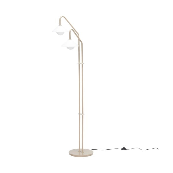 Bēša stāvlampa ar stikla abažūru (augstums 165 cm) Come – Hübsch-image-3