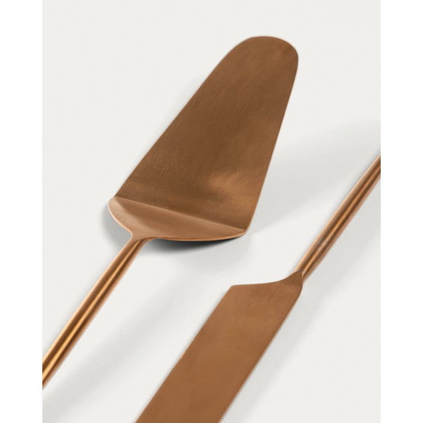 Nerūsējošā tērauda tortes pasniegšanas komplekts (2 gab.) Kelda – Kave Home-image-1