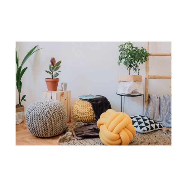 Tumši pelēks dīvāna pufs Bonami Essentials Jagger-image-3