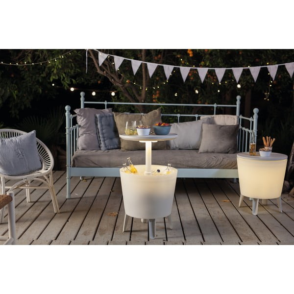 Apaļš dārza galds ar ledus paplāti 49.5x49.5 cm Illuminated cool – Keter-image-4