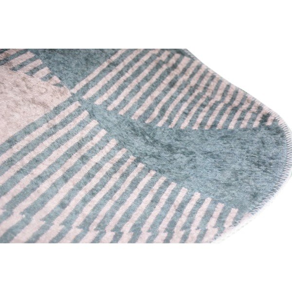 Zils mazgājams paklājs 60x100 cm Oval – Vitaus-image-2