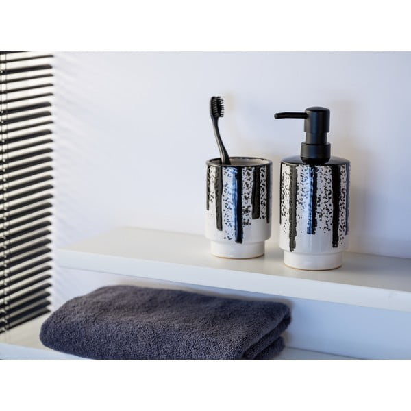 Melnbalts keramikas ziepju dozators 340 ml Subiza – Wenko-image-1