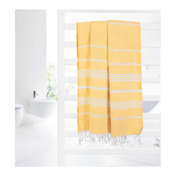 Dzeltens hamama dvielis Kate Louise Classic, 180 x 100 cm-image-2