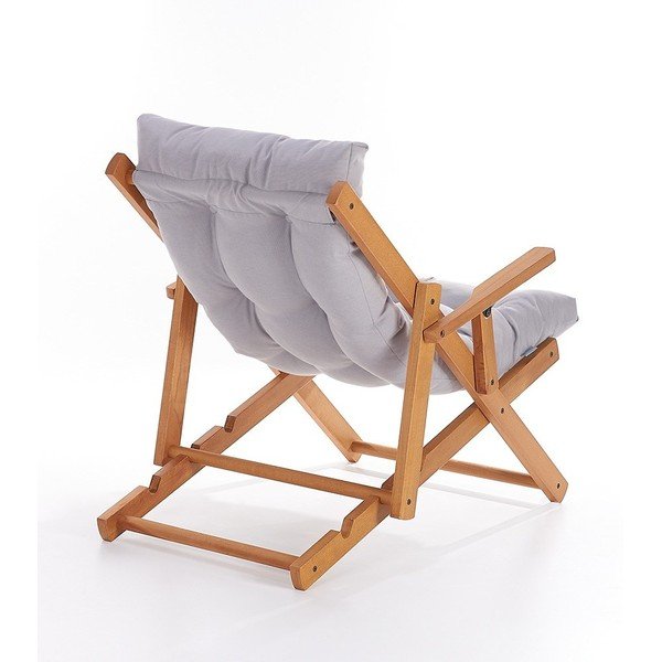 Pelēks atpūtas krēsls Repose – Balcab Home-image-3