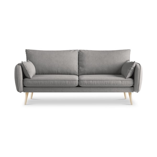 Pelēks trīsvietīgs dīvāns Kooko Home Lento, 198 cm