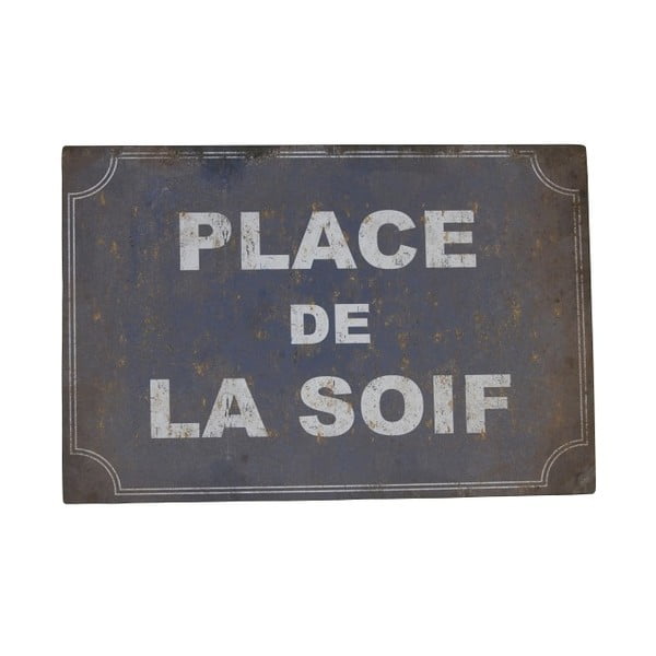 Metāla zīme Antic Line De La Soif