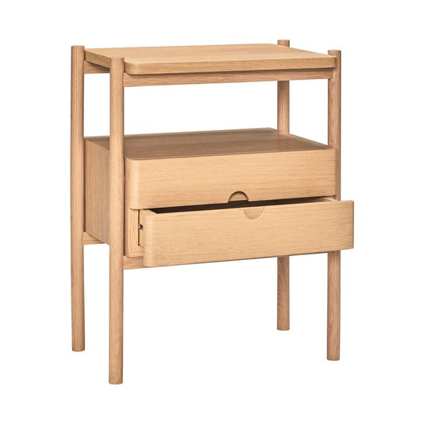 Dabīga toņa naktsskapītis ar ozolkoka imitāciju Appeal – Hübsch-image-4