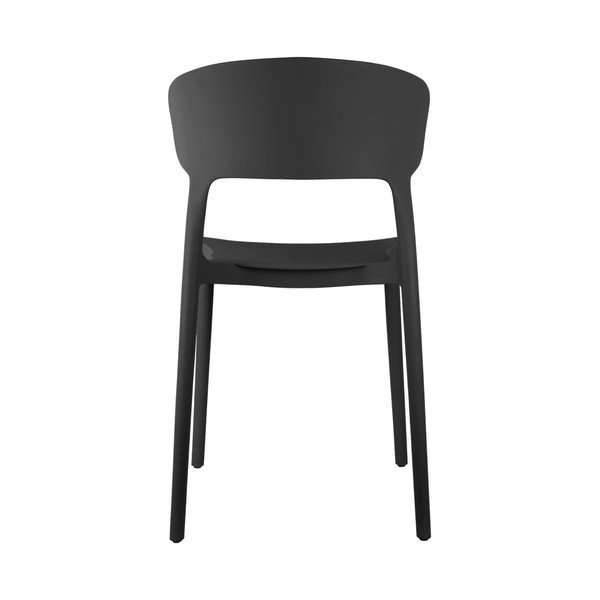 Melni plastmasas pusdienu krēsli (4 gab.) Fain – Leitmotiv-image-4