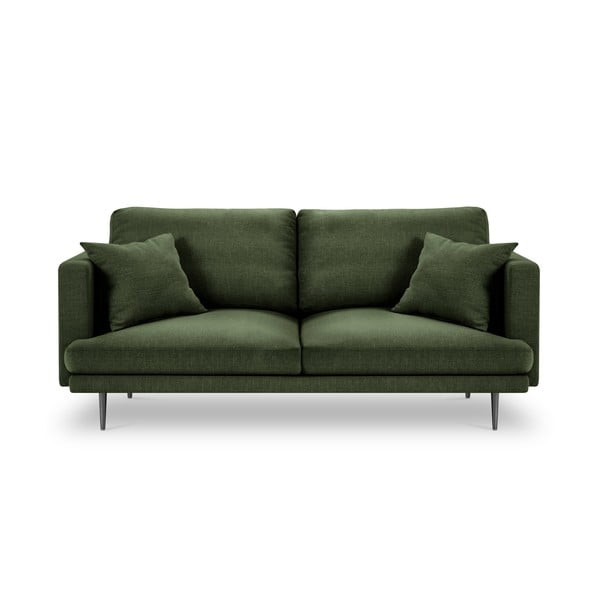 Zaļš trīsvietīgs dīvāns Milo Casa Piero, 220 cm