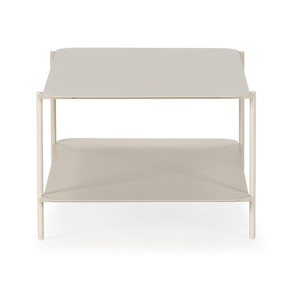 Krēmkrāsas metāla žurnālgaldiņš 58x90 cm Beatrix – MOME-image-2