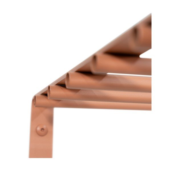Lašrozā metāla sienas pakaramais ar plauktu 100 cm Rex – Spinder Design-image-3