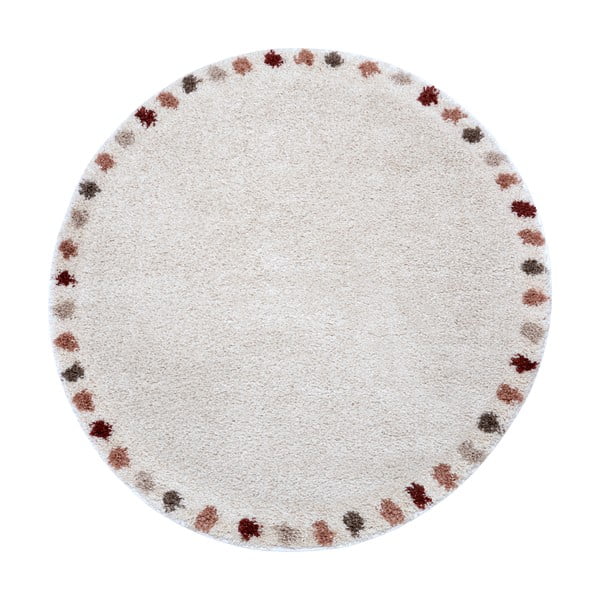 Krēmīgi balts paklājs Mint Rugs Essential Holy, ø 160 cm