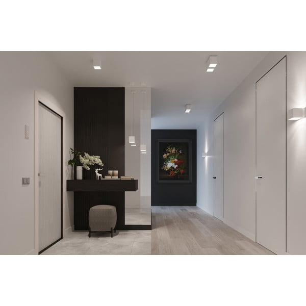 Balta sienas lampa Geo – Sollux-image-4