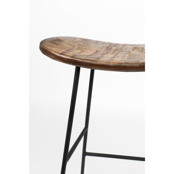 Dabīga toņa bāra taburete (2 gab.) (sēdekļa augstums 62 cm) Tangle – White Label-image-1