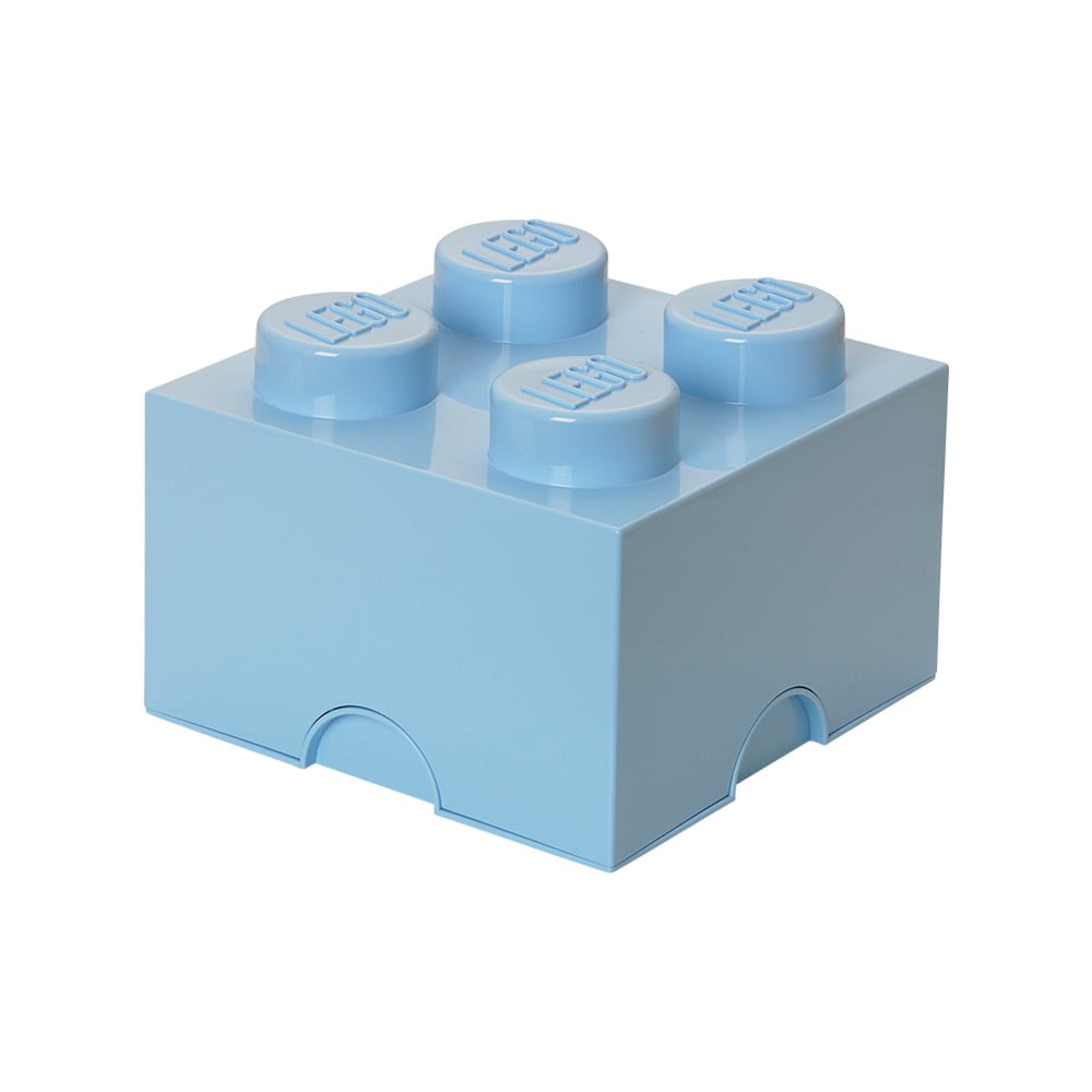 Gaiši zila kvadrātveida glabāšanas kaste LEGO®