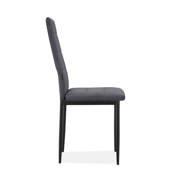 Antracīta pelēki samta pusdienu krēsli (2 gab.) Becca – Støraa-image-4