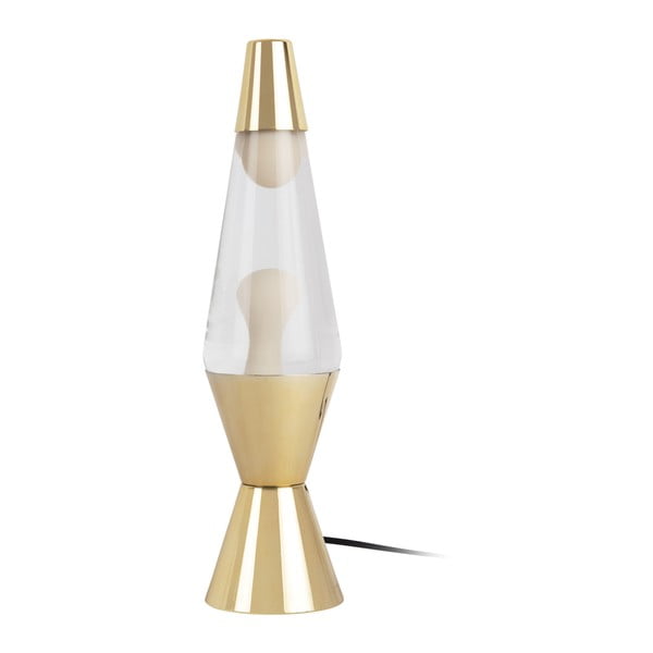 Zelta krāsas galda lampa (augstums 37 cm)  Glitter  – Leitmotiv