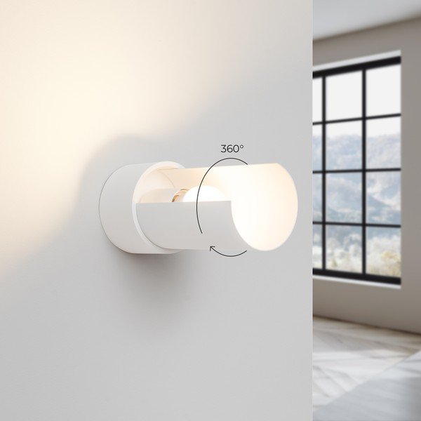 Balta sienas lampa Aurea – Sollux-image-1