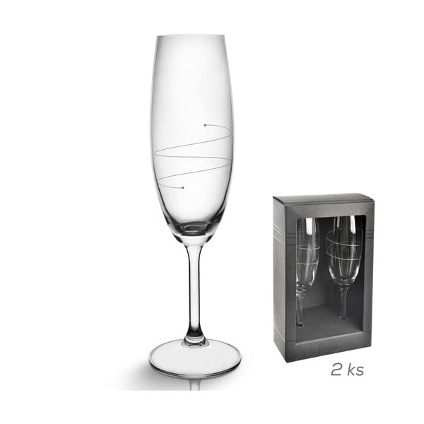 Šampanieša glāzes (2 gab.) 220 ml – Orion-image-2
