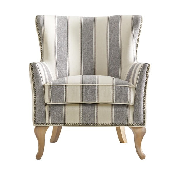 Pelēks/bēšs atpūtas krēsls Reva – Støraa-image-1