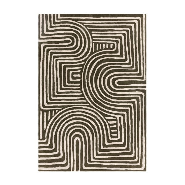 Zaļš ar rokām darināts vilnas paklājs 200x290 cm Reef – Asiatic Carpets