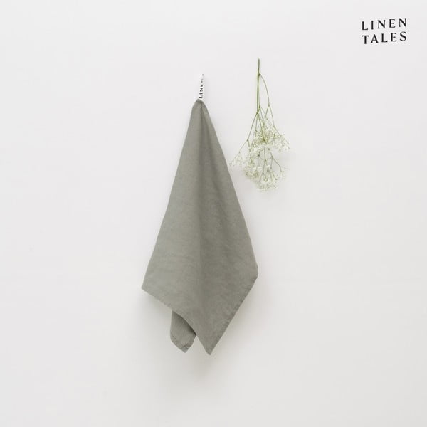 Lina trauku dvielis 45x65 cm Khaki – Linen Tales