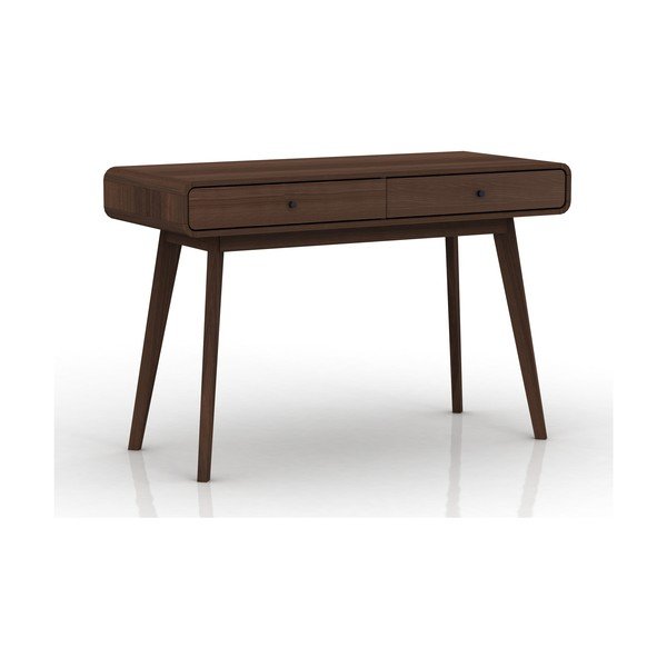 Darba galds ar riekstkoka imitāciju 50x120 cm Cassie – Støraa-image-1