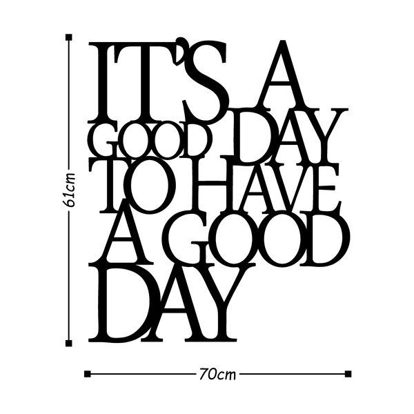 Melns sienas dekors Wallity Good Day-image-2