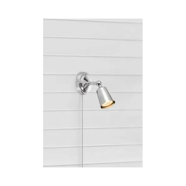 Sudraba krāsas sienas lampa ar vadu Tiny – Markslöjd-image-1