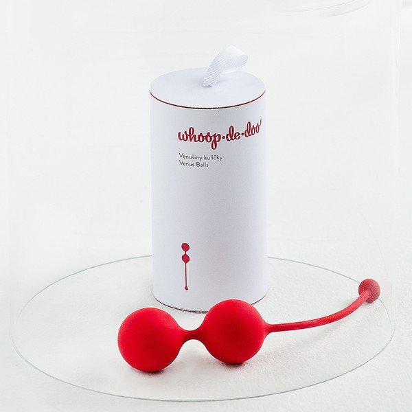 Sarkanas dizaina Venus bumbiņas Whoop.de.doo, 65 g-image-1