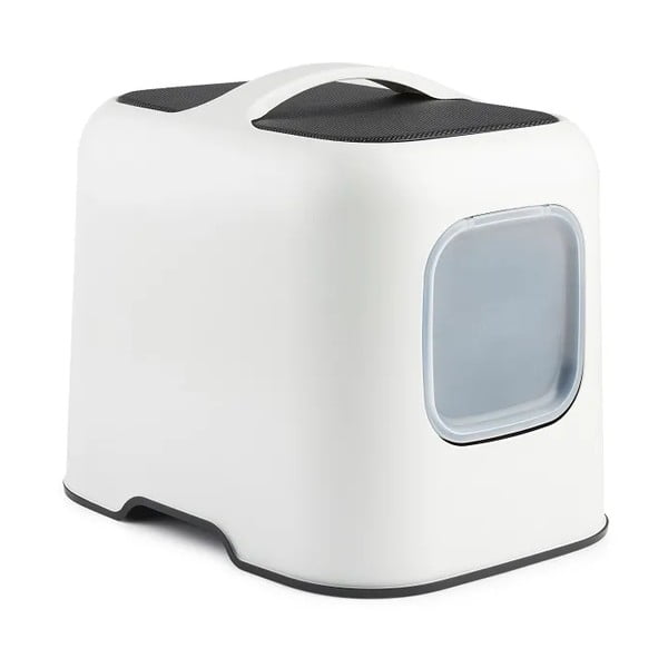 Balts kaķu tualetes un lāpstiņas komplekts Biala – Rotho-image-1